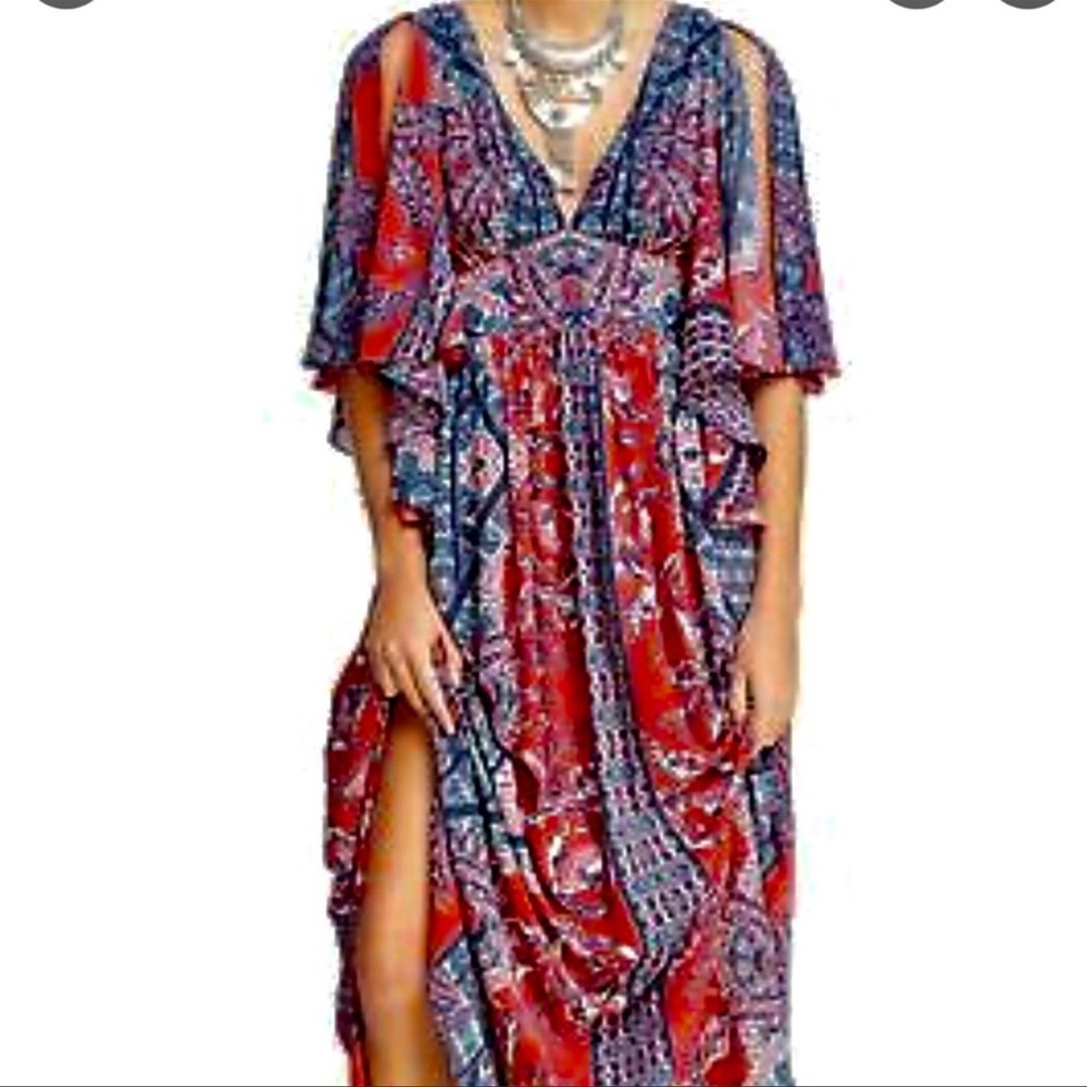 Free People Boho Fern Maxi Dress